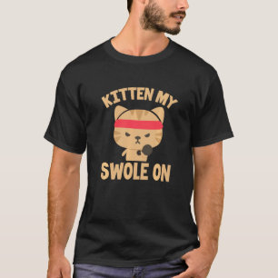 Camiseta Gatito Mi Swon Con Gimnasio Gracioso