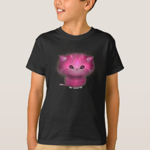 Camiseta Gatito Minino Morado