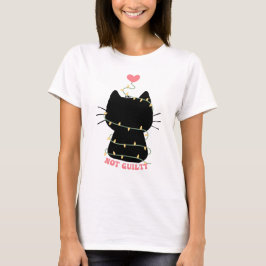 Camiseta Gatito negro no culpable