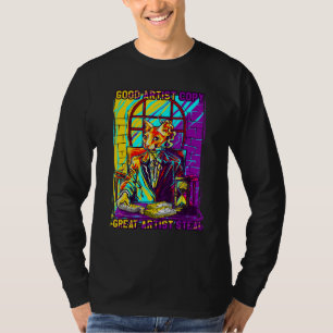 Camiseta gatito pandillero gánster gatito gato gánster