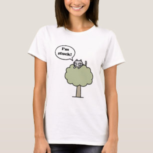 Camiseta Gatito pegado en árbol