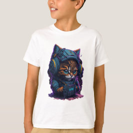 Camiseta Gatito persa jugando con TNT