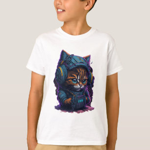 Camiseta Gatito persa jugando con TNT