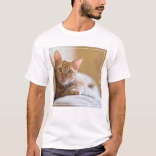 Camiseta Gatito que miente en el sofá