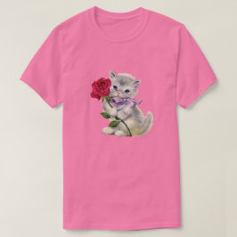 Camiseta Gatito Retro