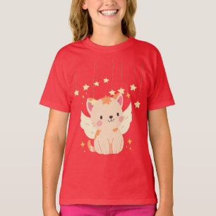 Camiseta "Gatito Rosa - Tee Adorable"