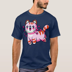 Camiseta gatito rosado de gatito raspberry