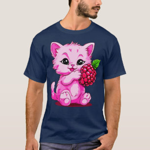 Camiseta gatito rosado gato raspberry gatito 1