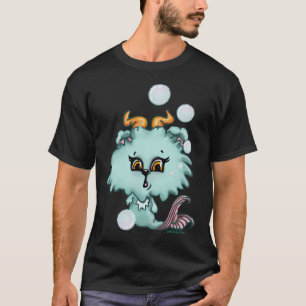 Camiseta gatito siendo un poco sospechoso