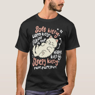 Camiseta Gatito Suave Gatito Cálido Dulce Durmiendo
