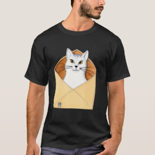 Camiseta Gatito trabajador postal gato cartero