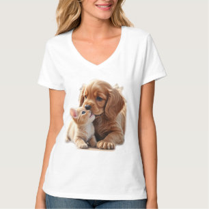 Camiseta Gatito y pipa