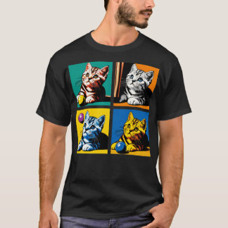 Camiseta Gatitos de arte Shorthair de Estados Unidos