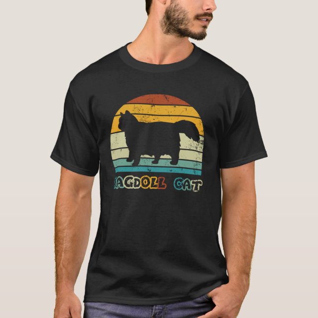 Camiseta gatitos de gato ragdoll (Anverso)