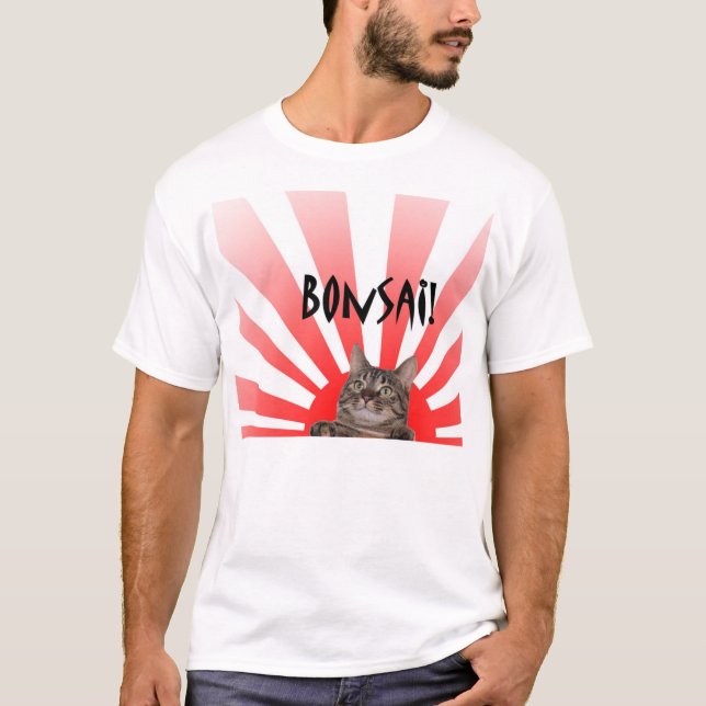 Camiseta Gatitos de los bonsais (Anverso)