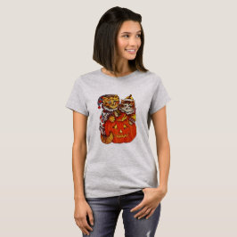 Camiseta Gatitos de payaso de Halloween