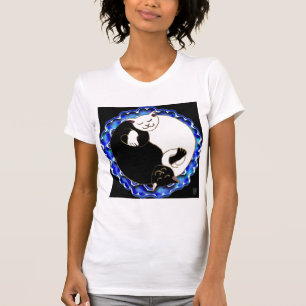 Camiseta gatitos de yang del yin