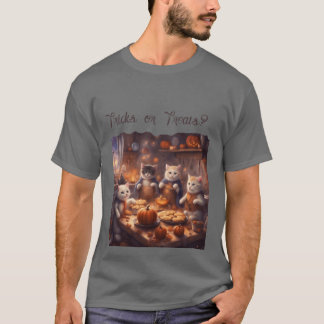 Camiseta Gatitos disfrazados hornean golosinas de Halloween