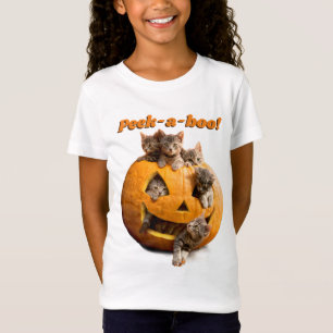 Camiseta Gatitos en Jack-o-Lantern
