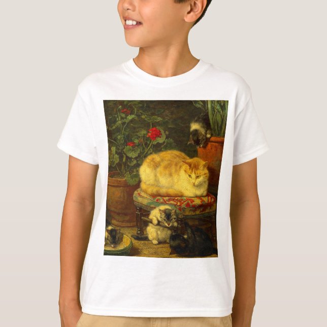 Camiseta Gatitos en juego (Anverso)