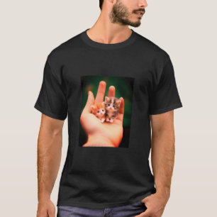 Camiseta Gatitos en miniatura Adorables a mano