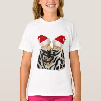 Camiseta Gatitos festivos lindos en bolso del estampado de