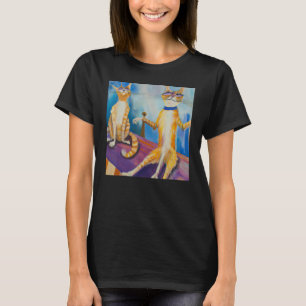 Camiseta Gatitos ingeniosos, gatitos humorísticos, retrato