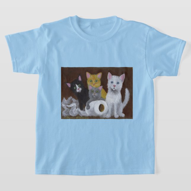 Camiseta Gatitos juguetones (Distribución)