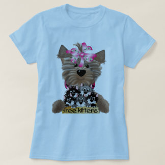 Camiseta Gatitos libres en Yorkiegirl