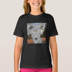Camiseta Gatitos locos divirtiéndose Ilustración surrealist