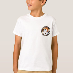 Camiseta Gatitos Taza de Café Niños