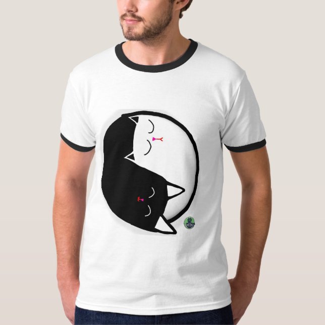 Camiseta Gatitos Yin & Yang (Anverso)