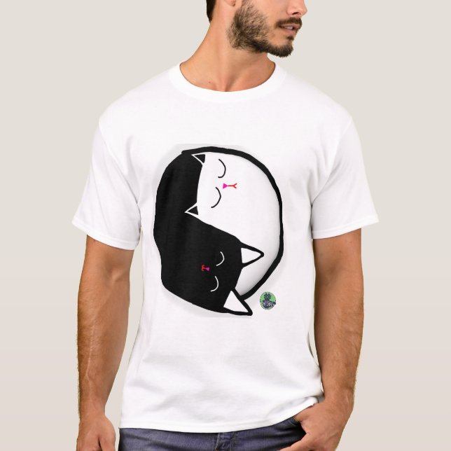 Camiseta Gatitos Yin & Yang (Anverso)