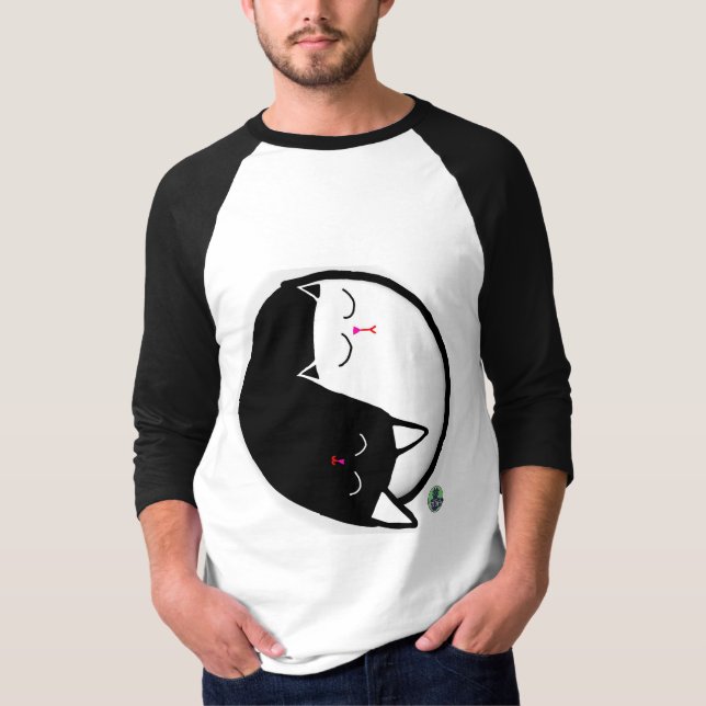 Camiseta Gatitos Yin & Yang (Anverso)