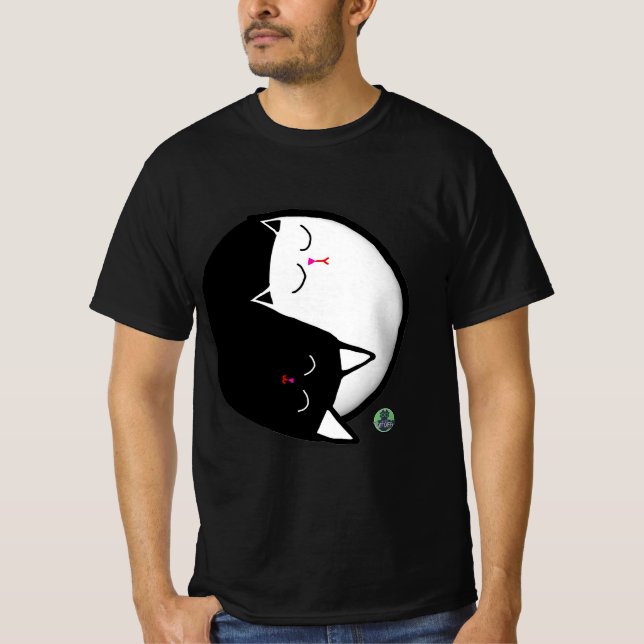 Camiseta Gatitos Yin & Yang (Anverso)