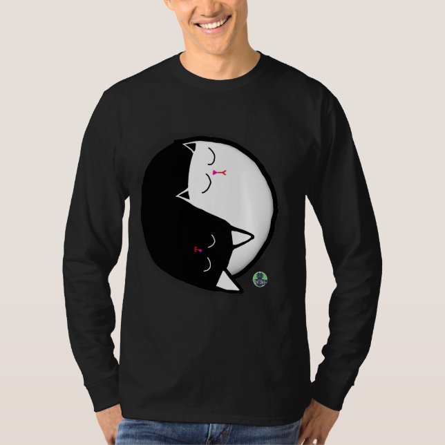 Camiseta Gatitos Yin & Yang (Anverso)