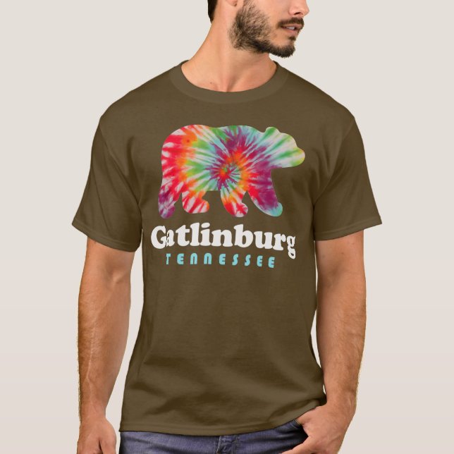 Camiseta Gatlinburg Tennessee Bear Great Smoky Mountains (Anverso)