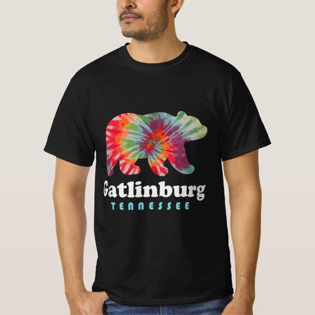 Camiseta Gatlinburg Tennessee Bear Great Smoky Mountains Ti (Anverso)