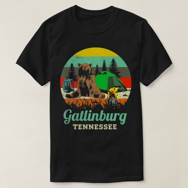 Camiseta Gatlinburg Tennessee Gift Great Smokey Mountains C (Diseño del anverso)