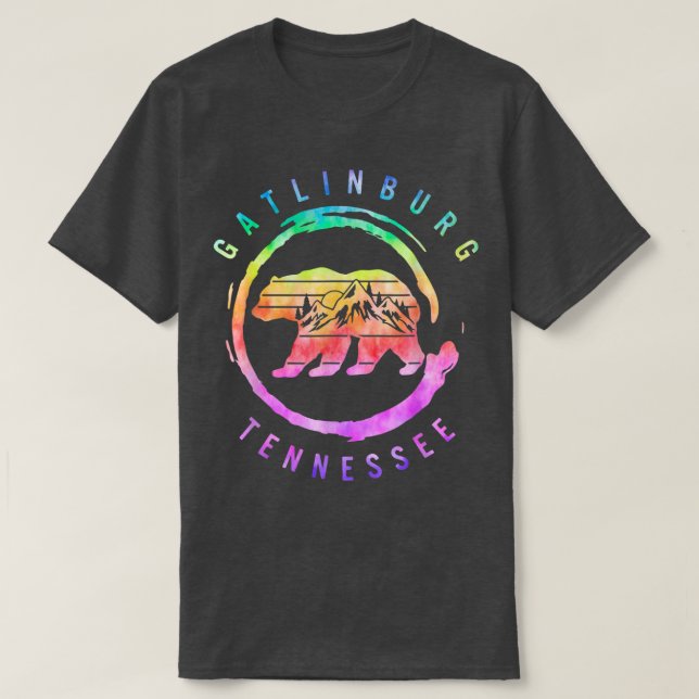Camiseta Gatlinburg Tennessee Grandes Montañas Ahumadas Lle (Diseño del anverso)