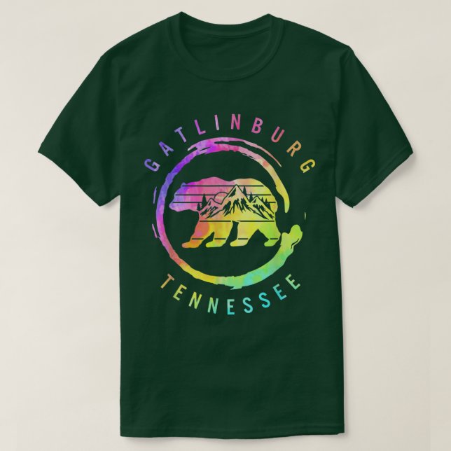 Camiseta Gatlinburg Tennessee Grandes Montañas Ahumadas Lle (Diseño del anverso)