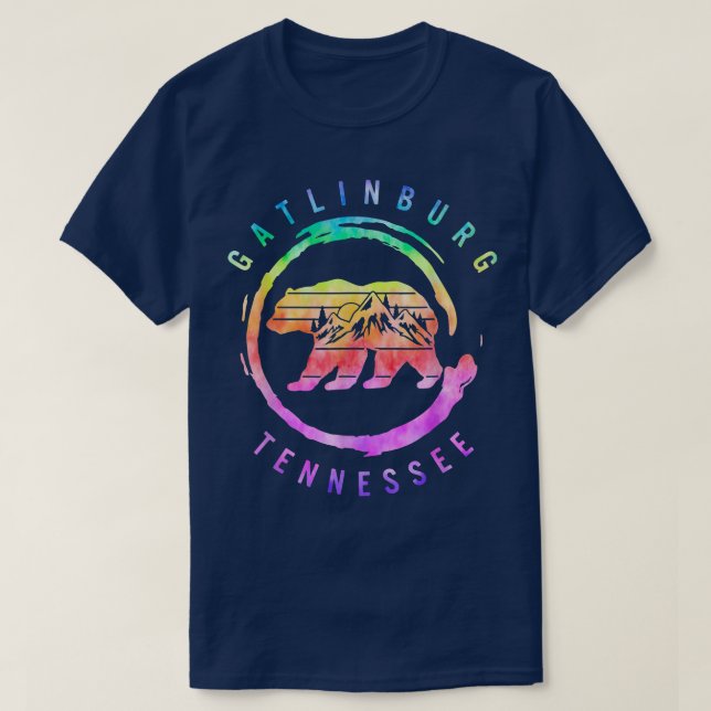 Camiseta Gatlinburg Tennessee Great Smoky Mountains Bear So (Diseño del anverso)