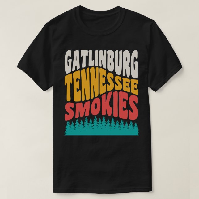 Camiseta Gatlinburg Tennessee Great Smoky Mountains Senderi (Diseño del anverso)