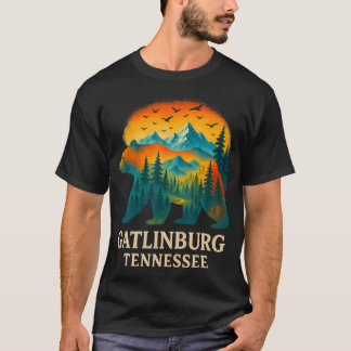 Camiseta Gatlinburg Tennessee Montañas Humeantes Oso Sender