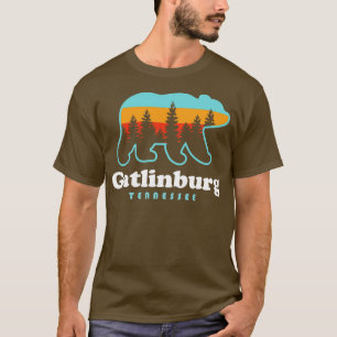 Camiseta Gatlinburg Tennessee Montañas Smoky Bear