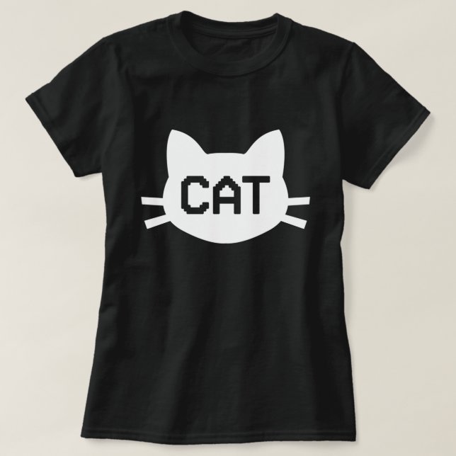 CAMISETA GATO (Diseño del anverso)