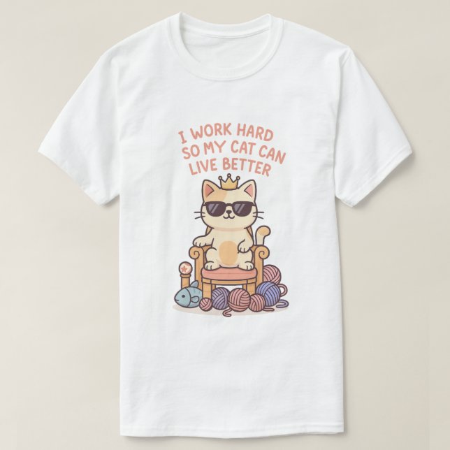  camiseta gato (Diseño del anverso)