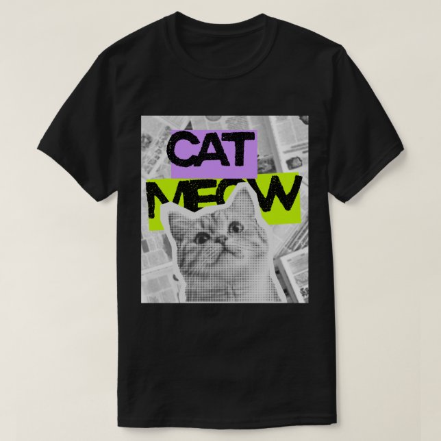 Camiseta Gato (Diseño del anverso)
