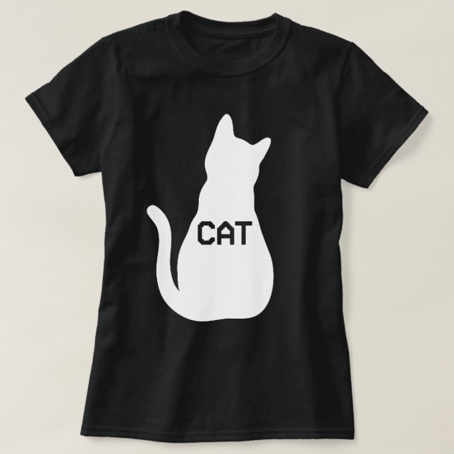 CAMISETA GATO (Diseño del anverso)