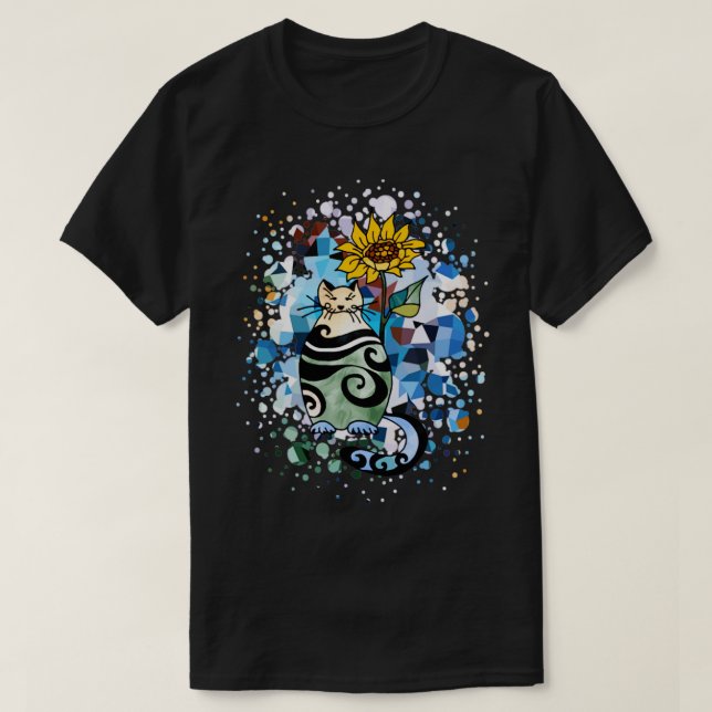 Camiseta gato16 (Diseño del anverso)